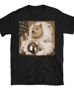 Astrodoge T-Shirt Dogecoin Bitcoin Meme Hodl Holiday