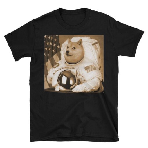 Astrodoge T-Shirt Dogecoin Bitcoin Meme Hodl Holiday