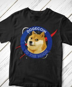 Astrodoge T-Shirt Dogecoin Shiba Inu Astronaut Stock Market