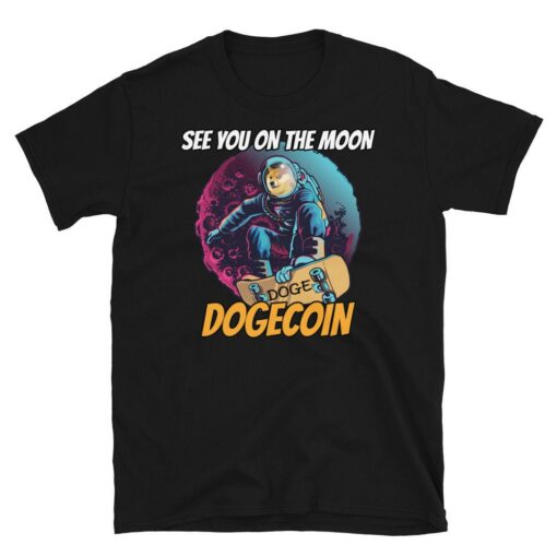 Astrodoge T-Shirt See You On The Moon Dogecoin Crypto