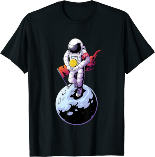 BNB Coin T-Shirt Binance Astronaut To The Moon Crypto