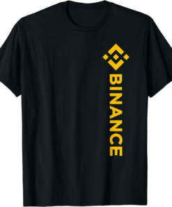 BNB Coin T-Shirt Binance Crypto Currency Vertical Logo