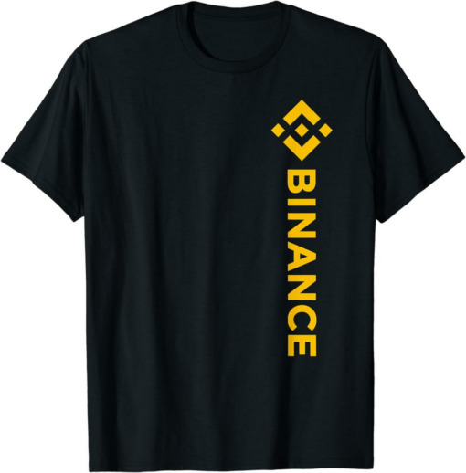 BNB Coin T-Shirt Binance Crypto Currency Vertical Logo