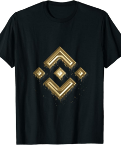 BNB Coin T-Shirt Binance Crypto Dripping Precious Metals