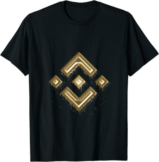 BNB Coin T-Shirt Binance Crypto Dripping Precious Metals