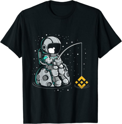 BNB Coin T-Shirt Fishing Binance Digital Asset Token Crypto