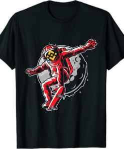BNB Coin T-Shirt Space Skating Binance Trading Future