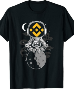 BNB Coin T-Shirt Spacesuit Binance Future Crypto Token Asset