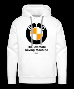 BTC The Ultimate Saving Machine Bitcoin Hoodie Sweatshirt