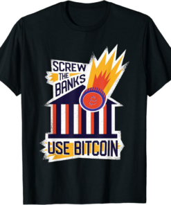 Bank Of The 21 Century T-Shirt Bitcoin Cryptocurrency