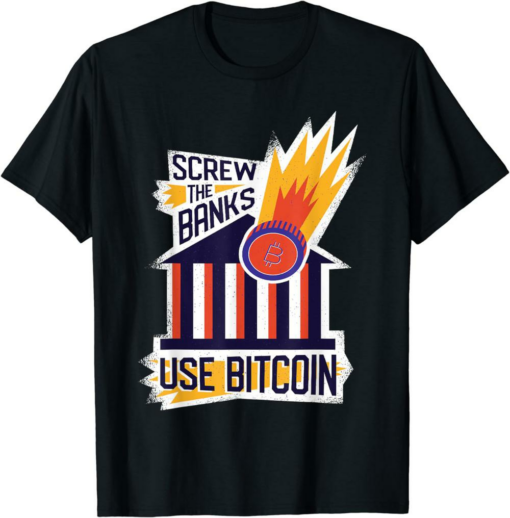 Bank Of The 21 Century T-Shirt Bitcoin Cryptocurrency