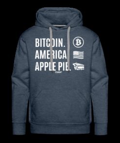 Bitcoin America Apple Pie Hoodie Sweatshirt