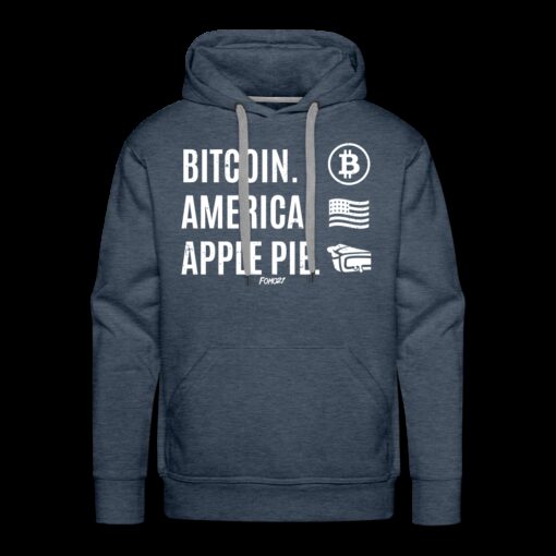 Bitcoin America Apple Pie Hoodie Sweatshirt