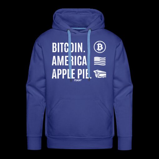 Bitcoin America Apple Pie Hoodie Sweatshirt