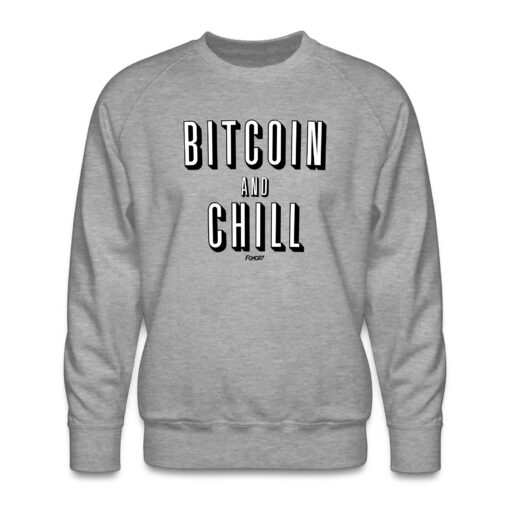 Bitcoin And Chill Crewneck Sweatshirt