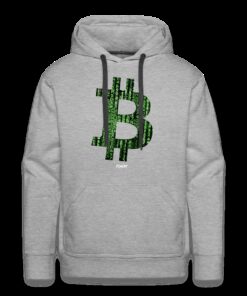 Bitcoin B Coded Hoodie Sweatshirt