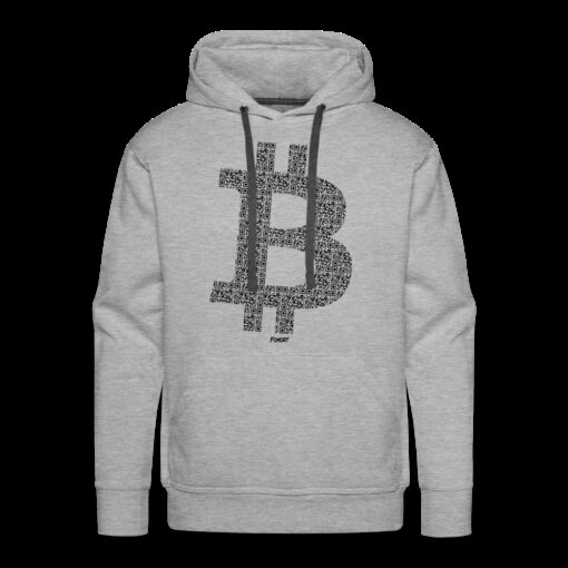 Bitcoin B QR Code Hoodie Sweatshirt