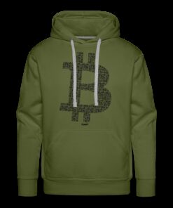 Bitcoin B QR Code Hoodie Sweatshirt