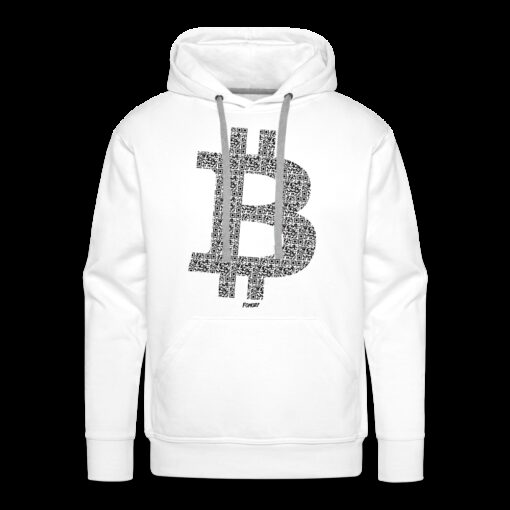 Bitcoin B QR Code Hoodie Sweatshirt