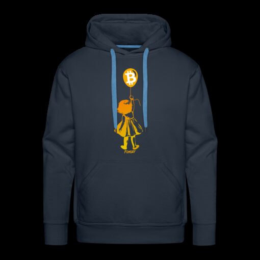 Bitcoin Balloon Girl Hoodie Sweatshirt