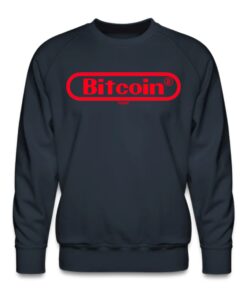 Bitcoin Gamer (Red Graphic) Crewneck Sweatshirt 3 Bitcoin Gamer Red Graphic Crewneck Sweatshirt 4