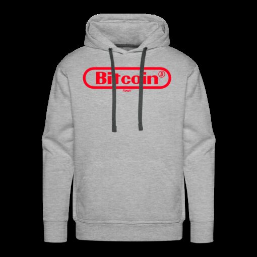 Bitcoin Gamer Red Graphic Hoodie Sweatshirt