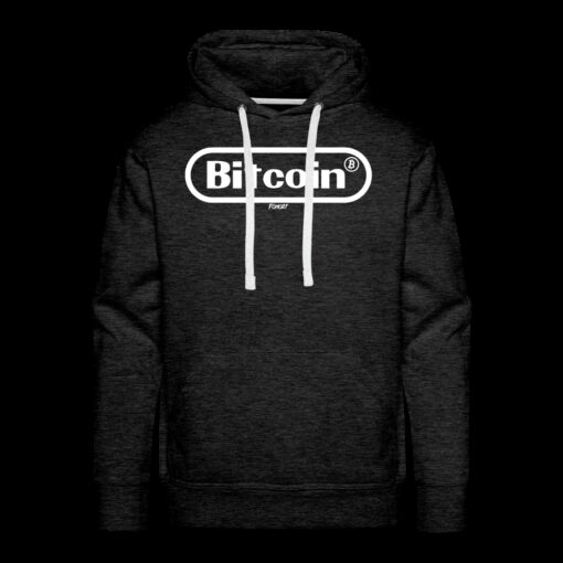Bitcoin Gamer White Graphic Hoodie Sweatshirt
