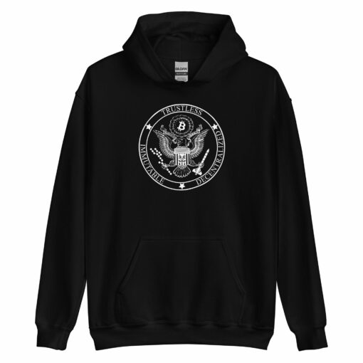 Bitcoin Hoodie BTC Badge