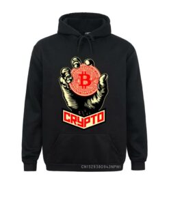 Bitcoin Merch – Bitcoin Crypto Cryptocurrency Printed Hoodie