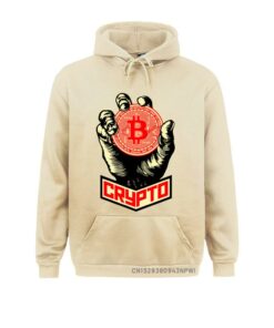 Bitcoin Merch – Bitcoin Crypto Cryptocurrency Printed Hoodie