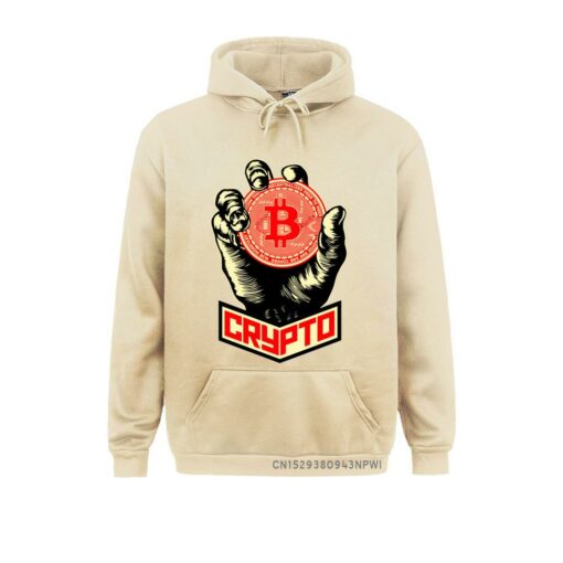 Bitcoin Merch – Bitcoin Crypto Cryptocurrency Printed Hoodie