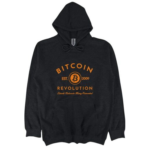 Bitcoin Merch – Bitcoin Revolution Crypto Coin Hoodie