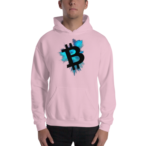 Bitcoin Merch – Color cloud Men’s Hoodie