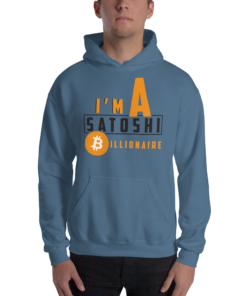 Bitcoin Merch - I'm a satoshi billionaire Men’s Hoodie 2 Bitcoin Merch Im a satoshi billionaire Men's Hoodie 3