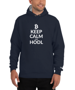 Bitcoin Merch – Keep calm Men’s Premium Hoodie