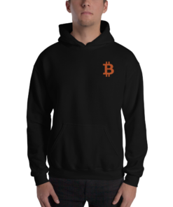 Bitcoin Merch – Men’s Embroidered Hoodie