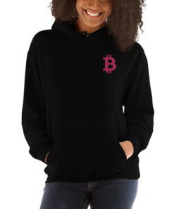 Bitcoin Merch – Women’s Embroidered Hoodie