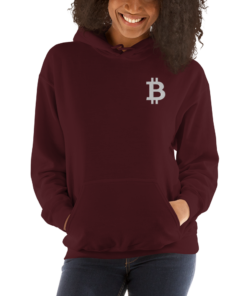 Bitcoin Merch - Women’s Embroidered Hoodie 5 Bitcoin Merch Women's Embroidered Hoodie 6