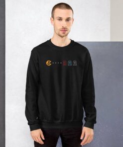 Bitcoin Pacman Unisex Sweatshirt