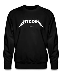 Bitcoin Rocks (White Graphic) Crewneck Sweatshirt