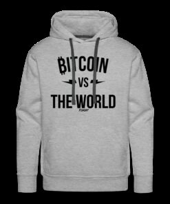 Bitcoin VS The World (Black Graphic) Hoodie Sweatshirt Bitcoin VS The World (Black Graphic) Hoodie Sweatshirt