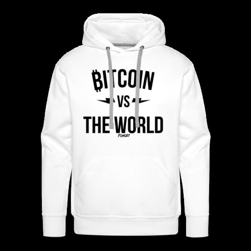 Bitcoin VS The World (Black Graphic) Hoodie Sweatshirt