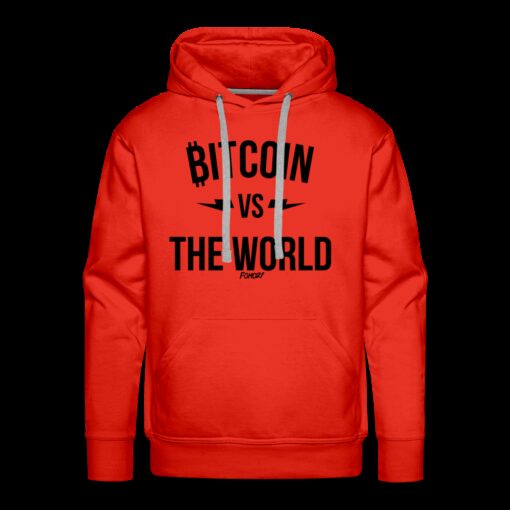 Bitcoin VS The World (Black Graphic) Hoodie Sweatshirt