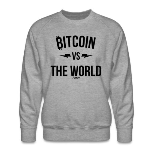 Bitcoin Vs The World Crewneck Sweatshirt