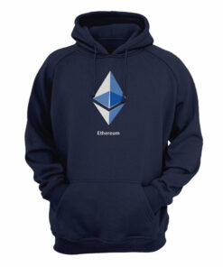 Blue Ethereum Logo Crypto Hoodie Blue Ethereum Logo Crypto Hoodie