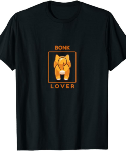 Bonk Coin T-Shirt Cryptocurrency Blockchain