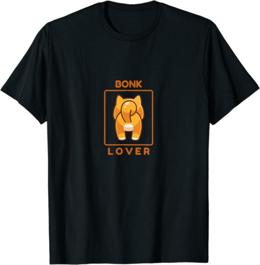 Bonk Coin T-Shirt Cryptocurrency Blockchain