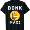 Bonk Coin T-Shirt Maxi Investor Crypto Meme Shitcoin Chad