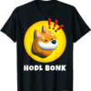 Bonk Coin T-Shirt Meme HODL Cryptocurrency