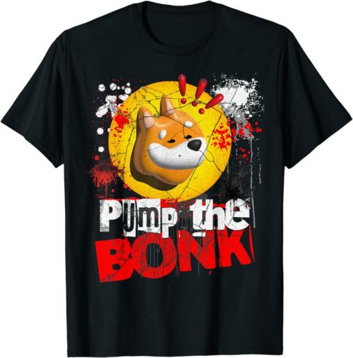 Bonk Coin T-Shirt Pump Meme Doge